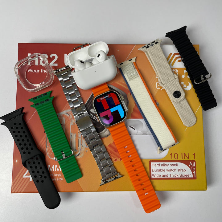 Nuevo Combo Smartwatch H82 Ultra 10 en 1