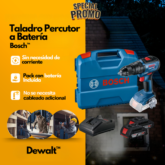 Taladro Percutor a Batería con 10 Niveles