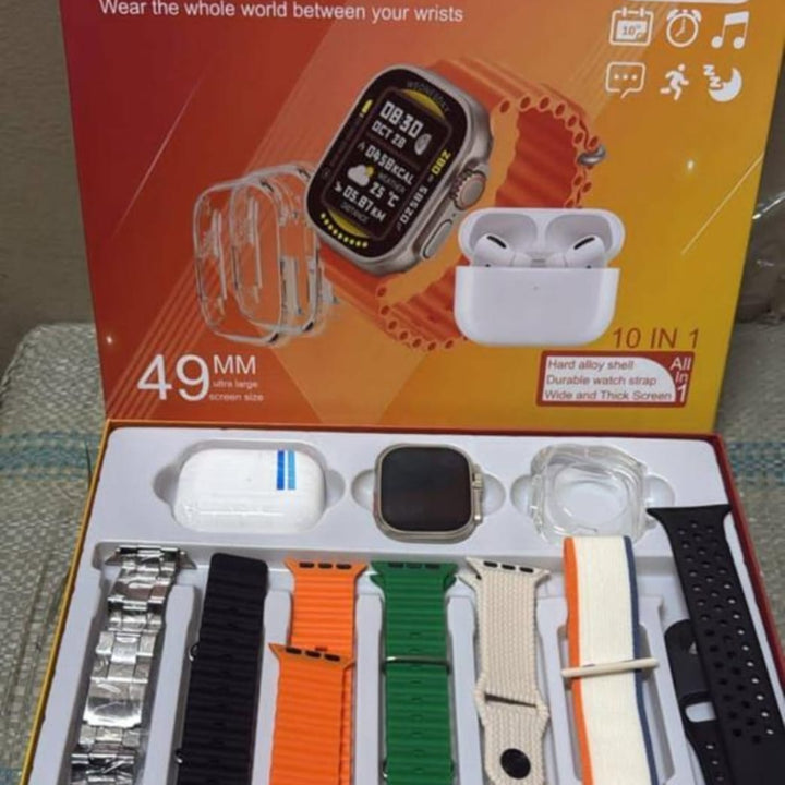 Nuevo Combo Smartwatch H82 Ultra 10 en 1
